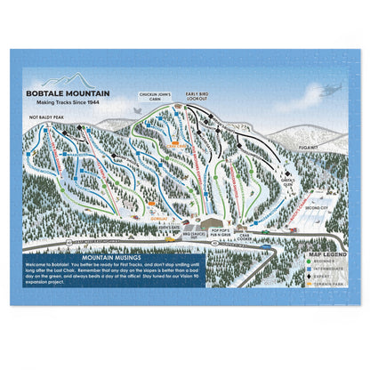 Custom Trail Map Jigsaw Puzzle